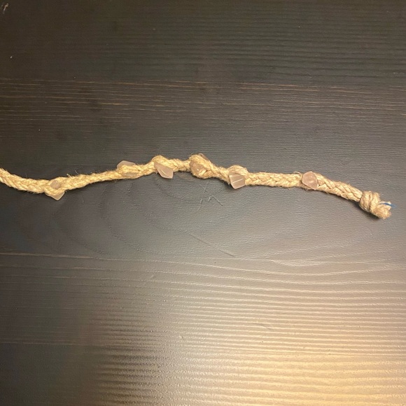 🔸Crystal Beaded Hemp Bracelet/Anklet🔸 - Picture 3 of 11